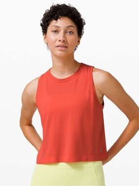 Lululemon Cropped Coral Tank